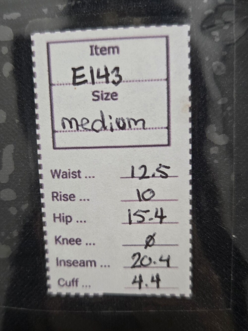 Laser Cut High Waisted Ankle Leggings Size M (E143) - Picture 7 of 7